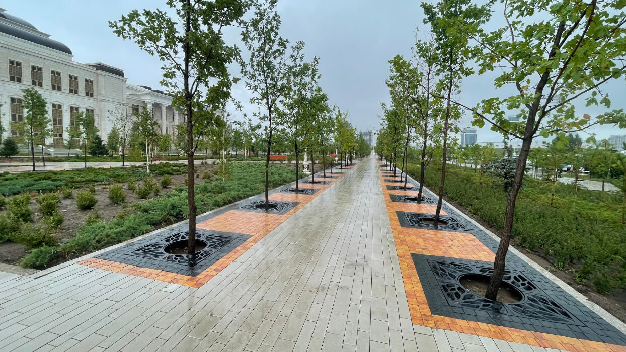 Приствольная решетка для дерева ZKING CRUST 1.2х1.2м Черная в Миассе фото