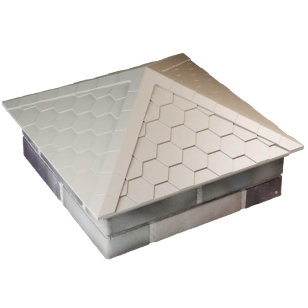 Колпак Zking Эверест Бежевый на столб 2х2 кирпича (535х535мм) Миасс фото