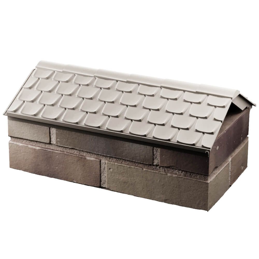 Парапет Zking Эльбрус Бежевый с посадкой на 1 кирпич (255мм) в Миассе фото