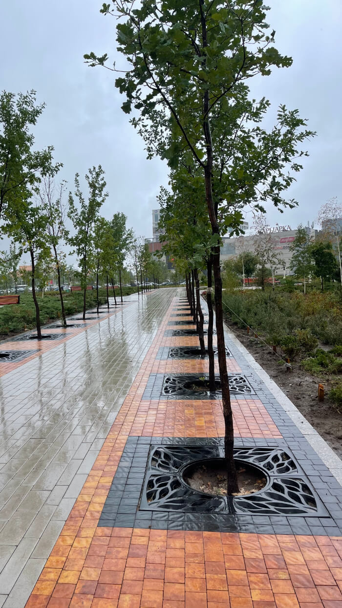 Приствольная решетка для дерева ZKING CRUST 1.2х1.2м Черная в Миассе фото