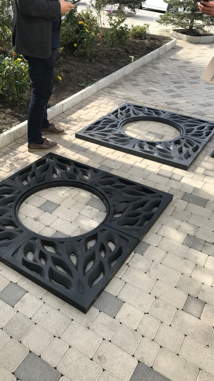 Приствольная решетка для дерева ZKING CRUST 1.2х1.2м Черная в Миассе фото