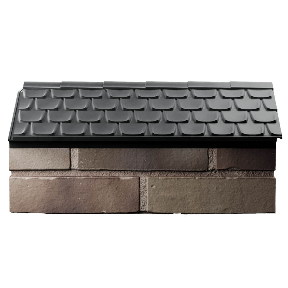 Парапет Zking Эльбрус Серый с посадкой на 1 кирпич (255мм) в Миассе фото