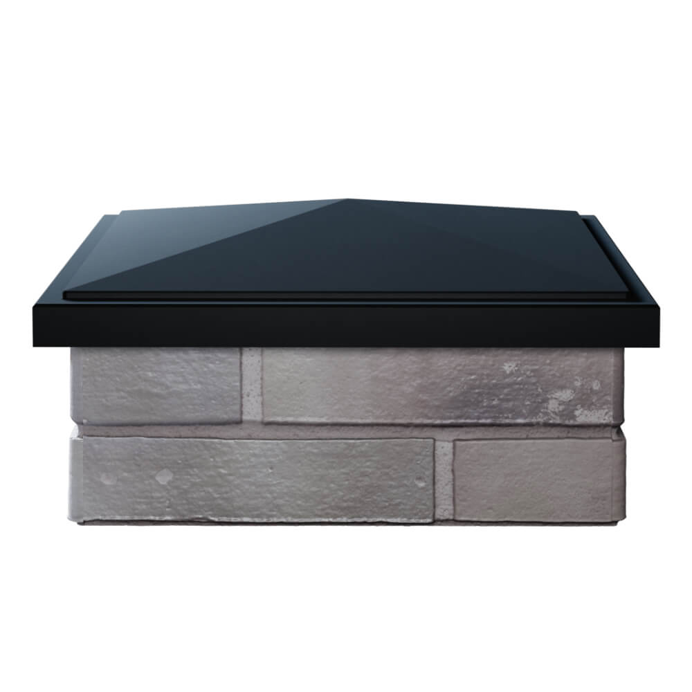 Колпак Zking БонаМоно Черный на столб 1.5х1.5 кирпича (385х385, 400х400мм) Миасс фото