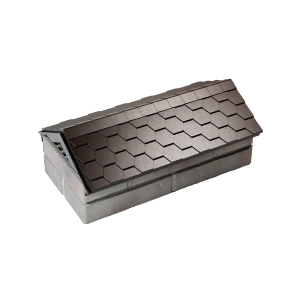 Парапет Zking Эверест Коричневый с посадкой на 1 кирпич (200/225/255мм) в Миассе фото