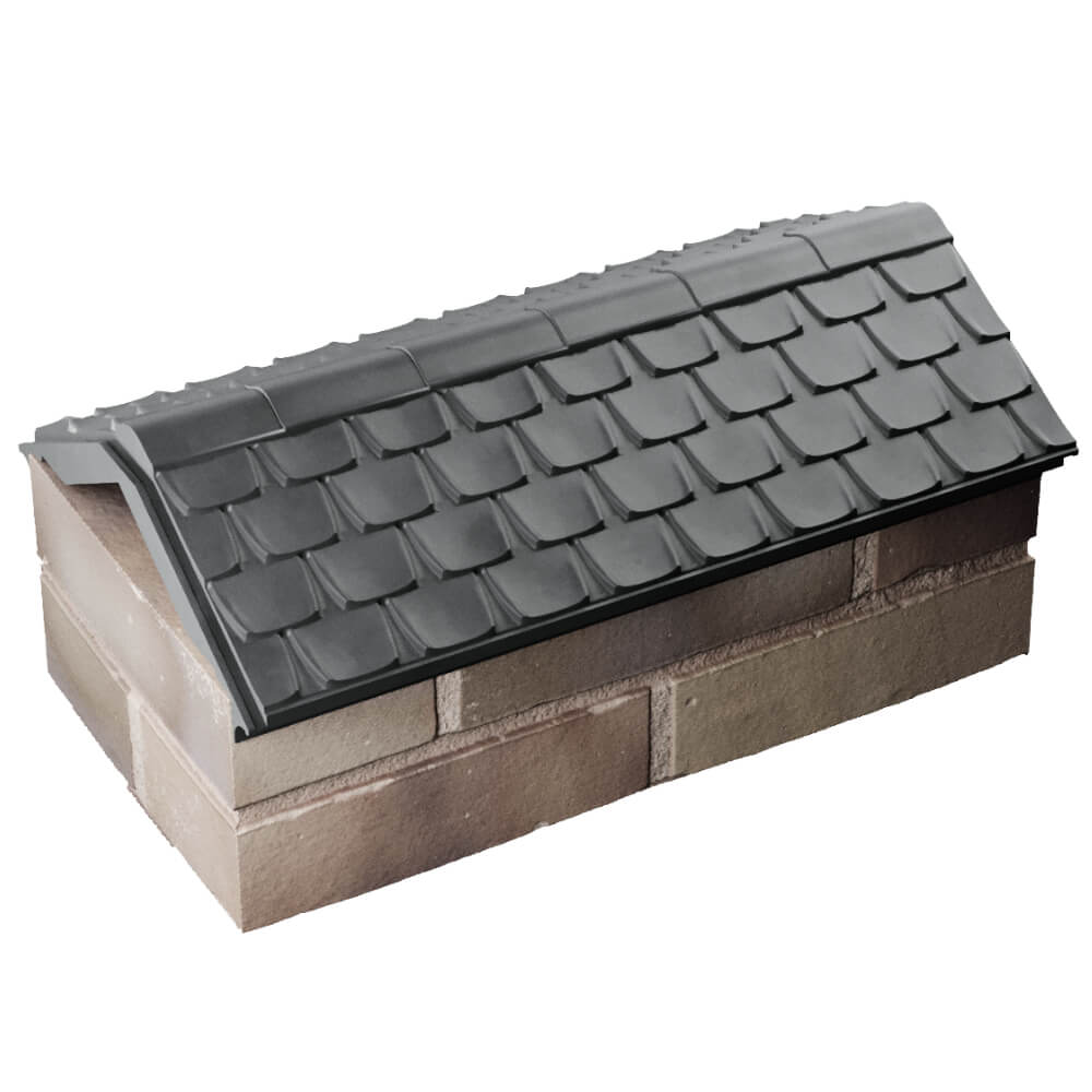 Парапет Zking Эльбрус Серый с посадкой на 1 кирпич (255мм) в Миассе фото