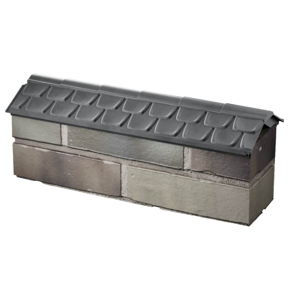 Парапет Zking Эльбрус Серый с посадкой на 0.5 кирпича (130мм) в Миассе фото