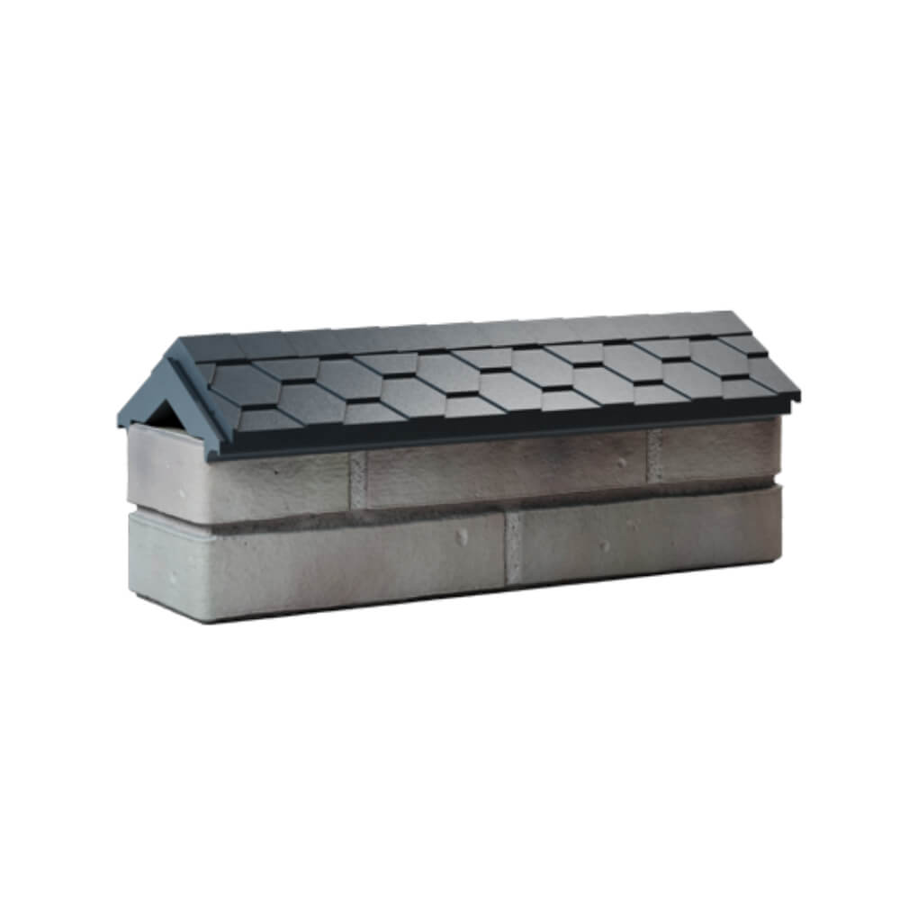 Парапет Zking Эверест Серый с посадкой на 0.5 кирпича (130мм) Миасс фото