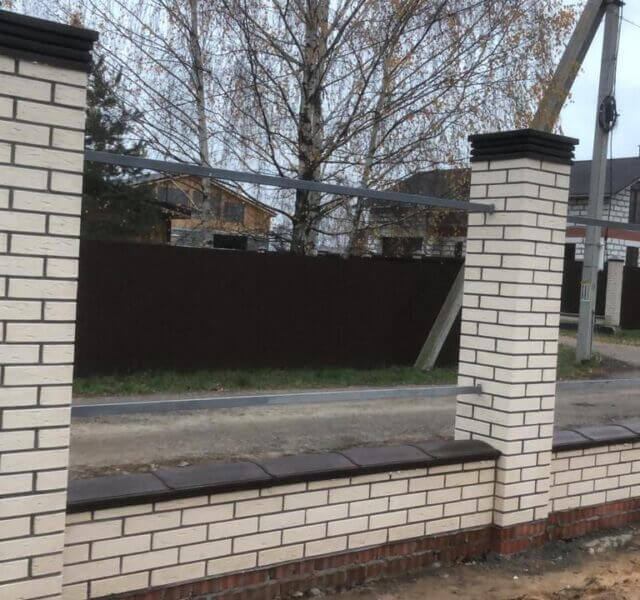 Колпак Zking Бона ХайТек Коричневый на столб 1.5х1.5 кирпича (385х385мм) в Миассе фото