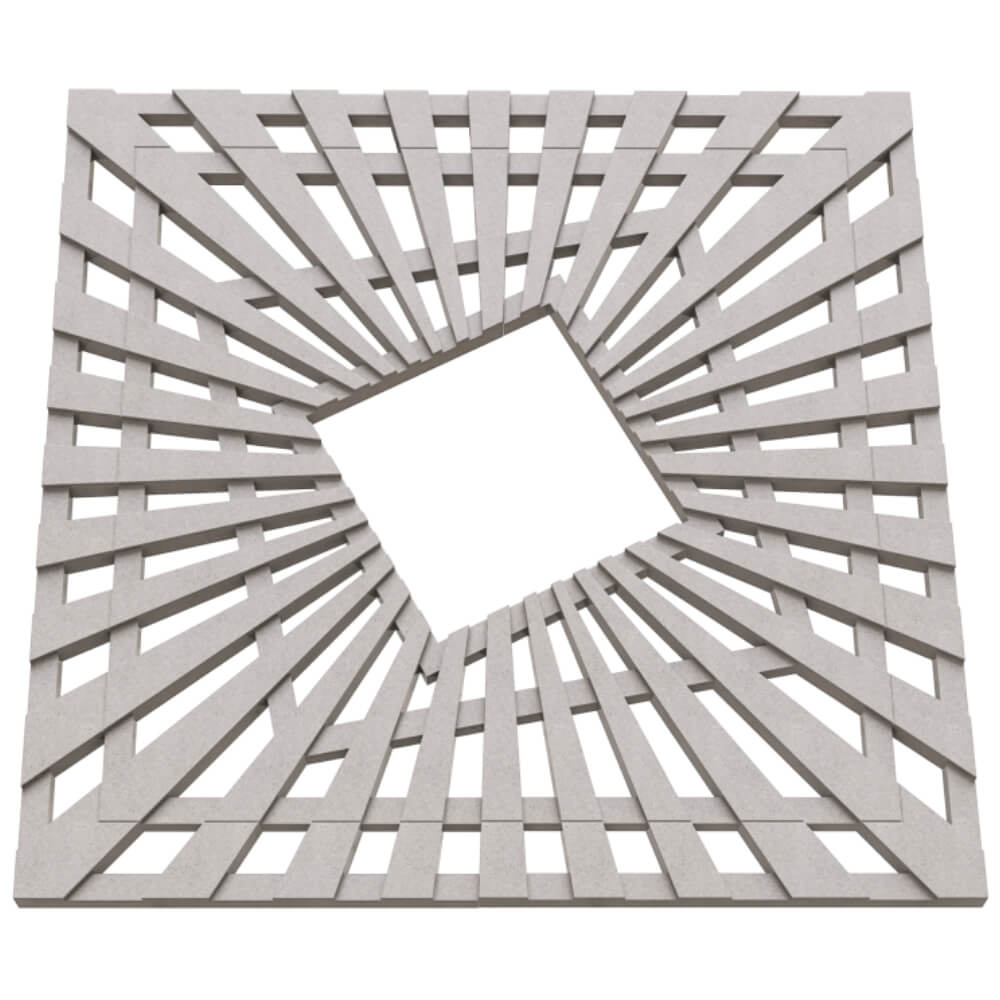 Приствольная решетка для дерева ZKING ATMOSPHERE 1.2х1.2м Бежевая в Миассе фото