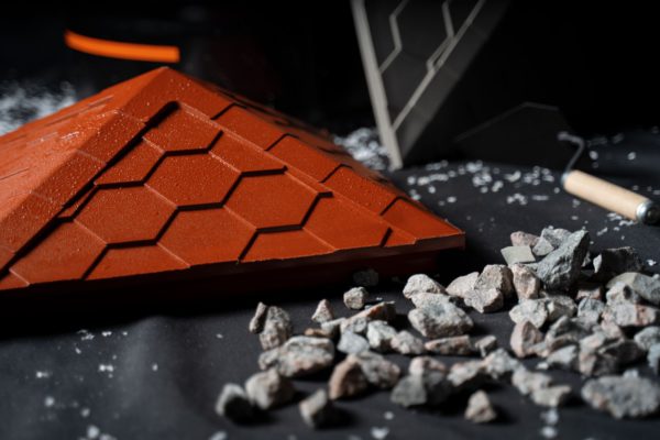 Колпак Zking Эверест Красный на столб 1.5х1.5 кирпича (390х390мм) в Миассе фото