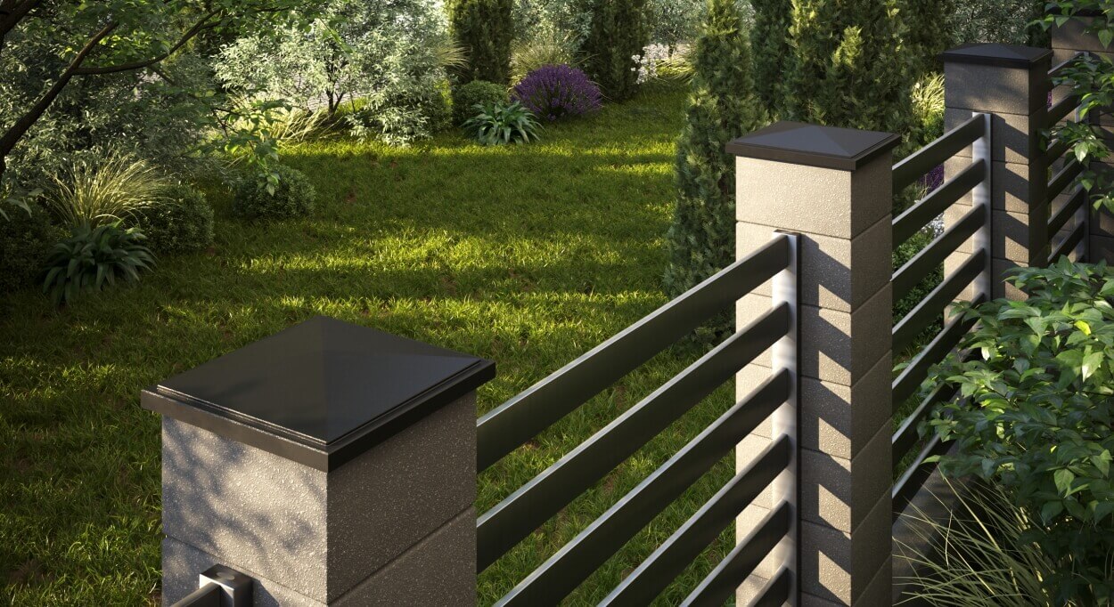 Колпак Zking БонаМоно Коричневый на столб 1.5х1.5 кирпича (385х385, 400х400мм) в Миассе фото