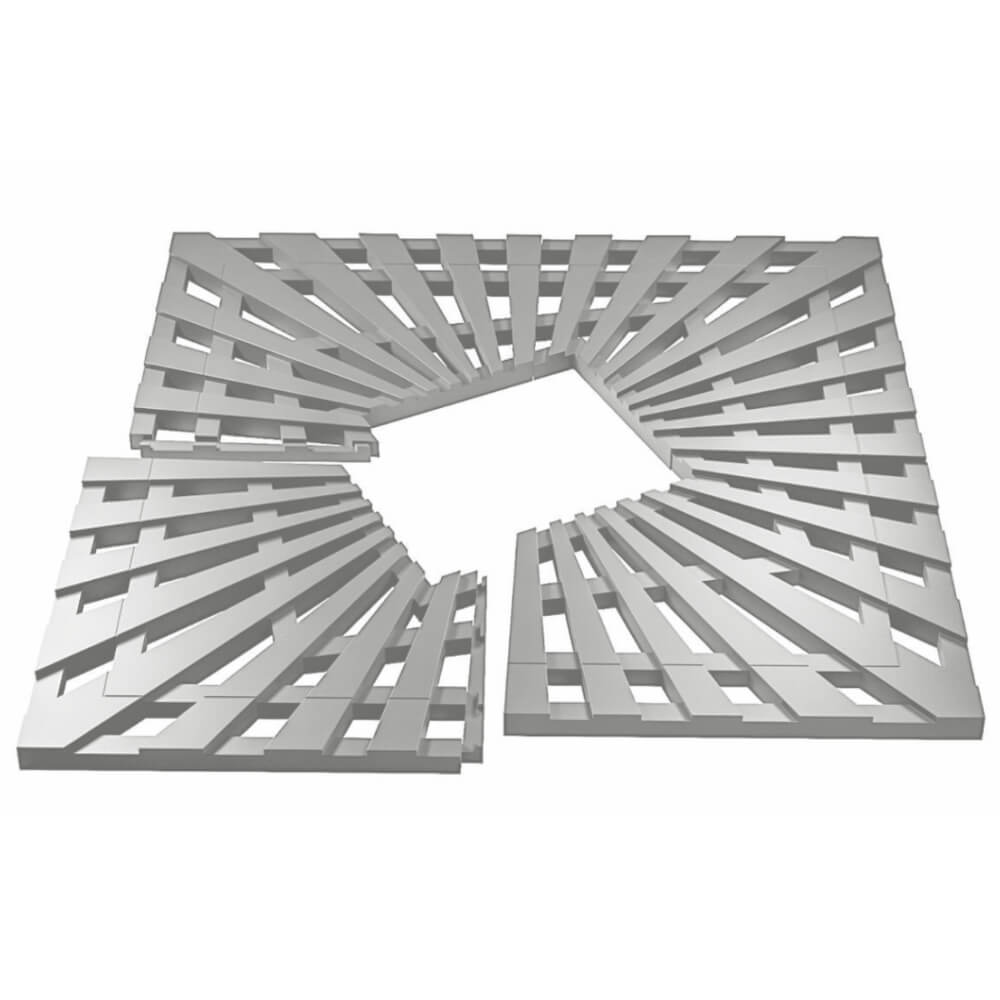 Приствольная решетка для дерева ZKING ATMOSPHERE 1.2х1.2м Бежевая в Миассе фото