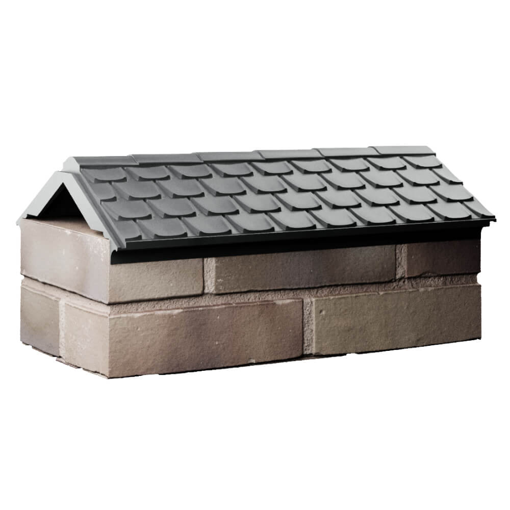 Парапет Zking Эльбрус Серый с посадкой на 1 кирпич (255мм) Миасс фото