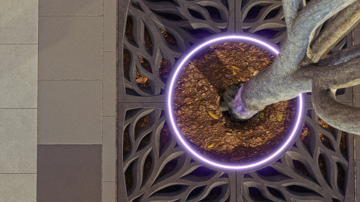 Приствольная решетка для дерева ZKING CRUST 1.2х1.2м Черная в Миассе фото