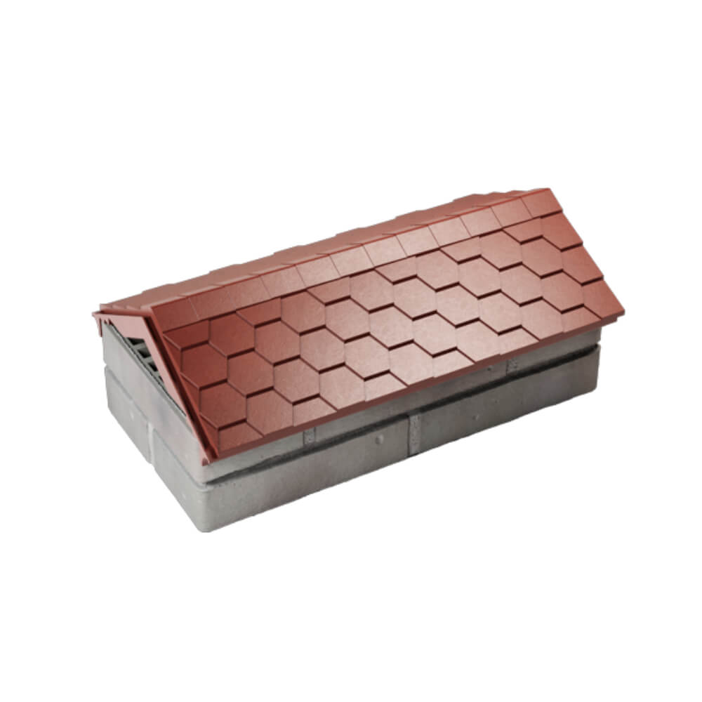 Парапет Zking Эверест Красный с посадкой на 1 кирпич (200/225/255мм) в Миассе фото