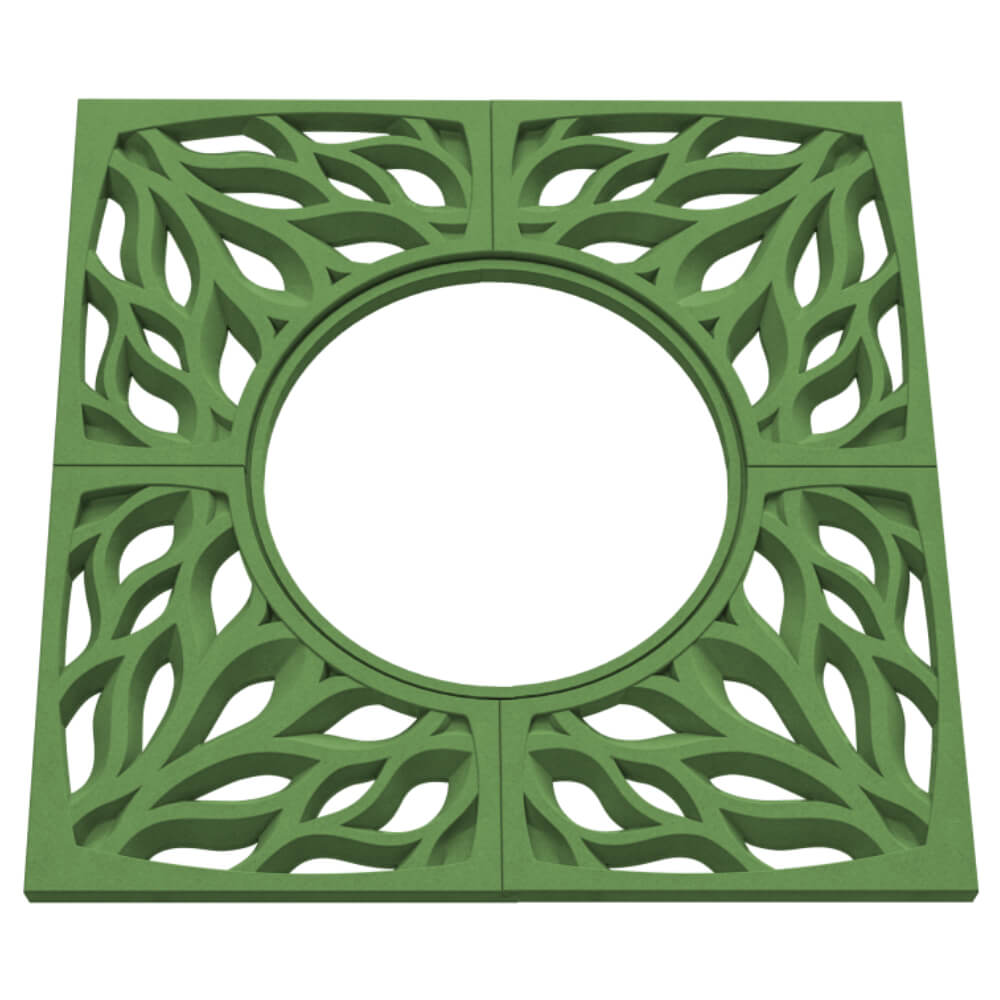 Приствольная решетка для дерева ZKING CRUST 1.2х1.2м Зеленая в Миассе фото