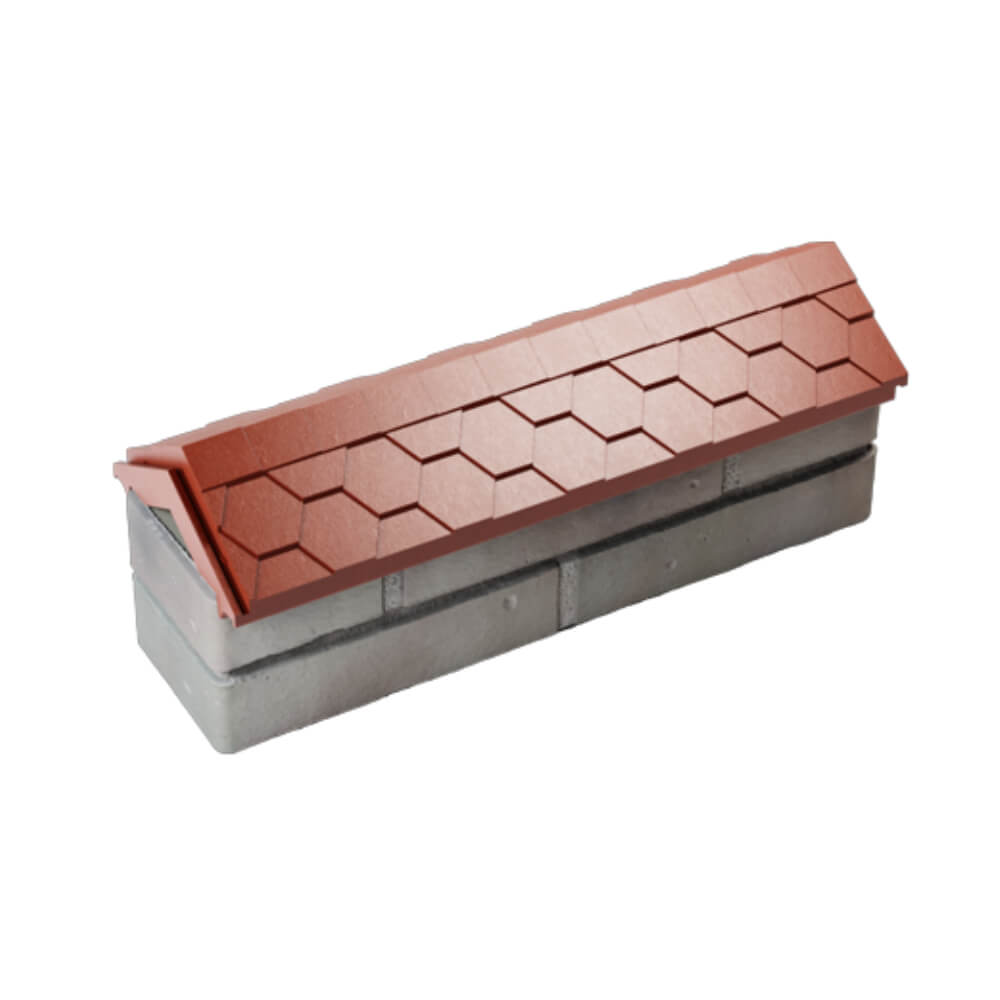 Парапет Zking Эверест Красный с посадкой на 0.5 кирпича (130мм) в Миассе фото