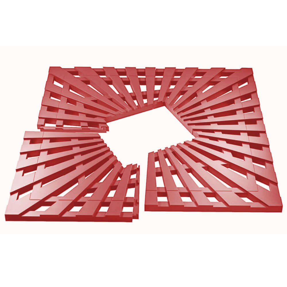 Приствольная решетка для дерева ZKING ATMOSPHERE 1.2х1.2м Красная в Миассе фото