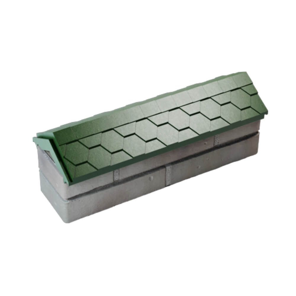 Парапет Zking Эверест Зеленый с посадкой на 0.5 кирпича (130мм) в Миассе фото