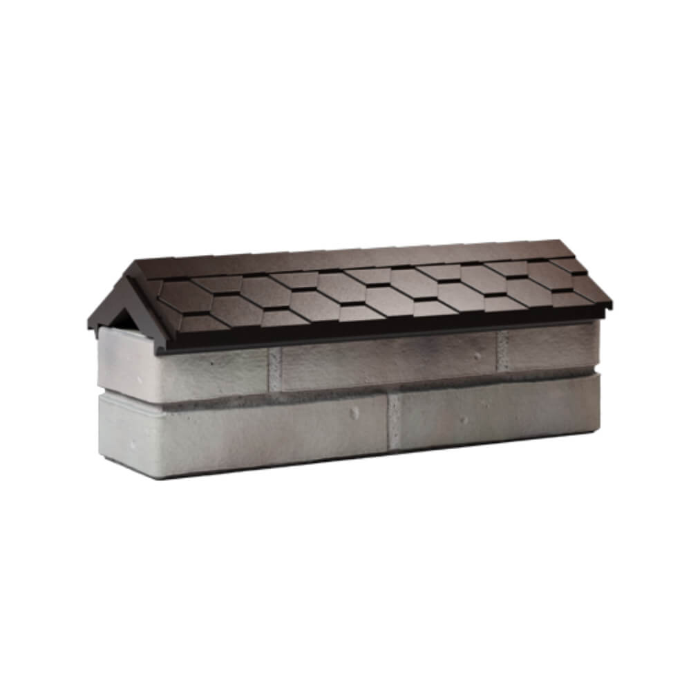 Парапет Zking Эверест Коричневый с посадкой на 0.5 кирпича (130мм) Миасс фото