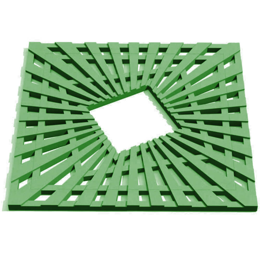 Приствольная решетка для дерева ZKING ATMOSPHERE 1.2х1.2м Зеленая Миасс фото