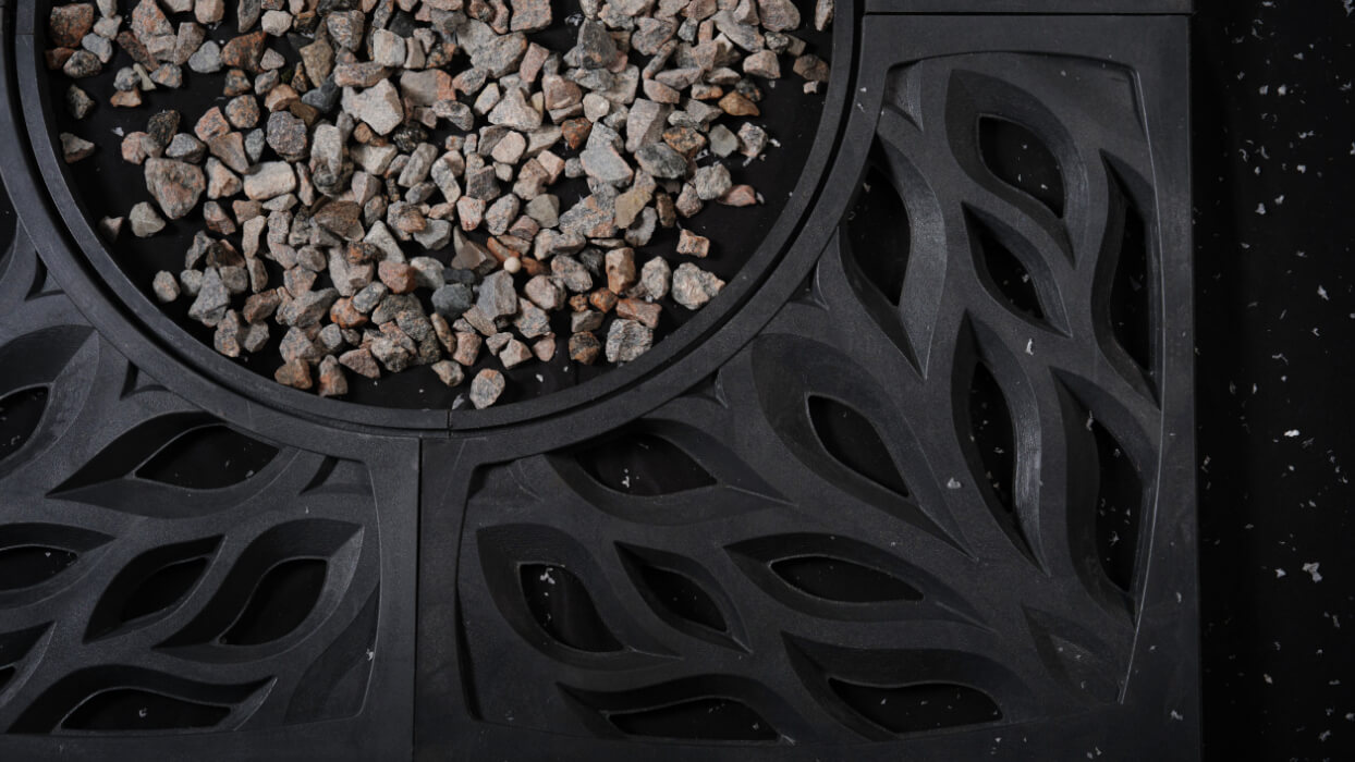 Приствольная решетка для дерева ZKING CRUST 1.2х1.2м Черная в Миассе фото